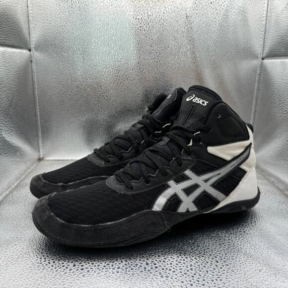 Size 7.5‎ Asics Matflex 6 Wrestling Mens Black White Boxing Sneakers 1081A021 main image 6
